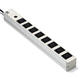 Bachmann 19-inch stekkerdoos | Bachmann | 2 meter (8-voudig, C13, C14 stekker, 1U) 19071201 A010806169 - 1