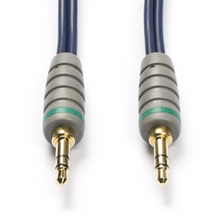 Bandridge 3.5 mm jack kabel - Bandridge - 1 meter (Stereo, Verguld, 100% koper) BAL3301 K010301124 - 
