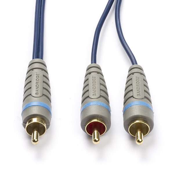 Tulp Kabel Bandridge 2 Meter Mono 100 Koper Verguld Tulp