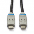Bandridge USB C naar USB C kabel | 1 meter | USB 3.1 (100% koper, Grijs/Zwart) BCL5202 K010214007 Bandridge USB C naar USB C kabel | 1 meter | USB 3.1 (100% koper, Grijs/Zwart) BCL5202 K010214007