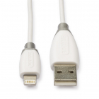 Bandridge iPhone oplaadkabel | Lightning | 0.1 meter (Wit) BBM39300W01 A051002009 Bandridge iPhone oplaadkabel | Lightning | 0.1 meter (Wit) BBM39300W01 A051002009