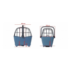 Basil Hondenfietsmand | Basil | Buddy MIK | 45 x 32 x 22 cm (tot 15 kg, Blauw) BS5029 K170404755 - 5