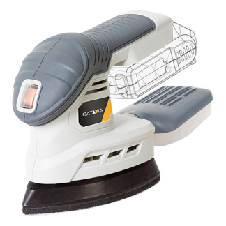 Batavia Accu delta schuurmachine | Batavia | 18V (Excl. accu en lader) 7063093 K170114367