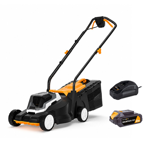 Batavia Accu grasmaaier | Batavia | 32 cm (18V, 3 maaistanden, Incl. accu en lader)  K170114426 - 1