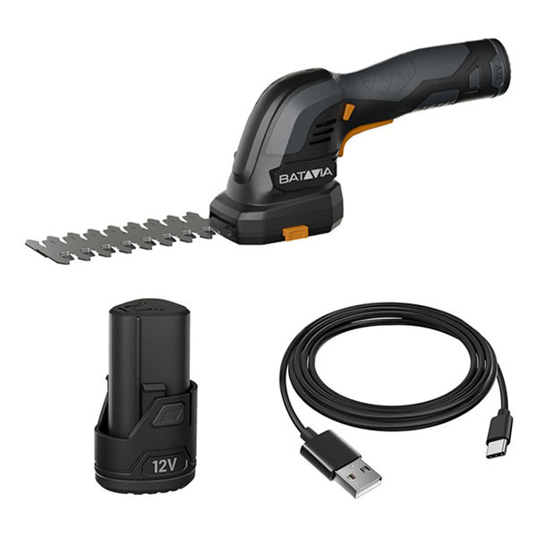 Batavia Accu heggenschaar | Batavia (12V, Incl. accu en oplaadkabel) 7065253 K170114374 - 1