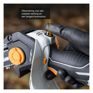 Batavia Accu kettingzaag | Batavia | Nexxsaw V3 | 156 mm (18V, Excl. accu en lader, Eénhands) 7064270 K170114309 - 10