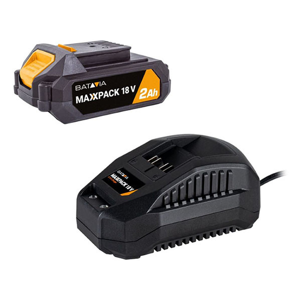 Batavia Accu met oplader | Batavia | Maxxpack (18V, 2.0 Ah, 2.4 A) 7065182 K170114300 - 9