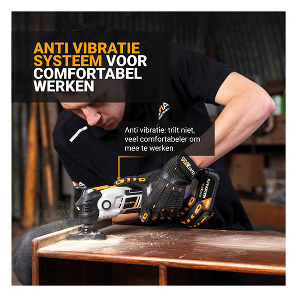 Batavia Accu multitool | Batavia (18V, Anti-vibratie, Excl. accu en lader) 7064049 K170114363 - 5