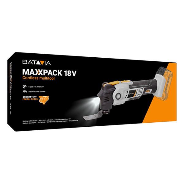 Batavia Accu multitool | Batavia (18V, Anti-vibratie, Excl. accu en lader) 7064049 K170114363 - 7