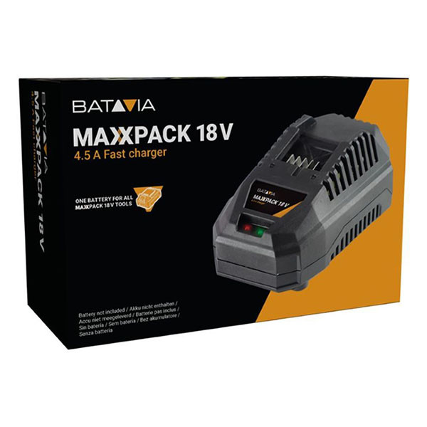Batavia Accu oplader | Batavia | Maxxpack (18V, 4.5 A, Snelladen) 7064769 K170114306 - 4