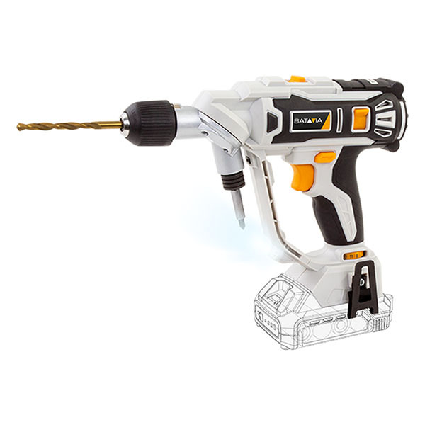 Batavia Accu schroefboormachine | Batavia | Twindrill (18V, Excl. accu en lader) 7063778 K170114348 - 3