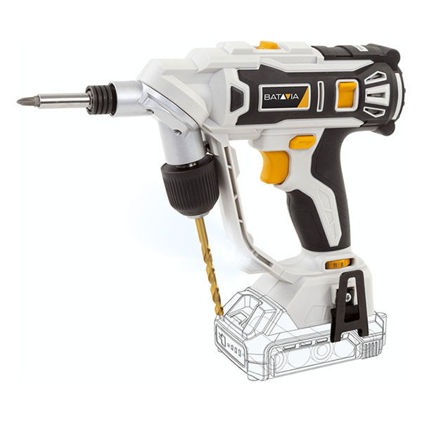 Batavia Accu schroefboormachine | Batavia | Twindrill (18V, Incl. accu en lader) 7064057 K170114349 - 2