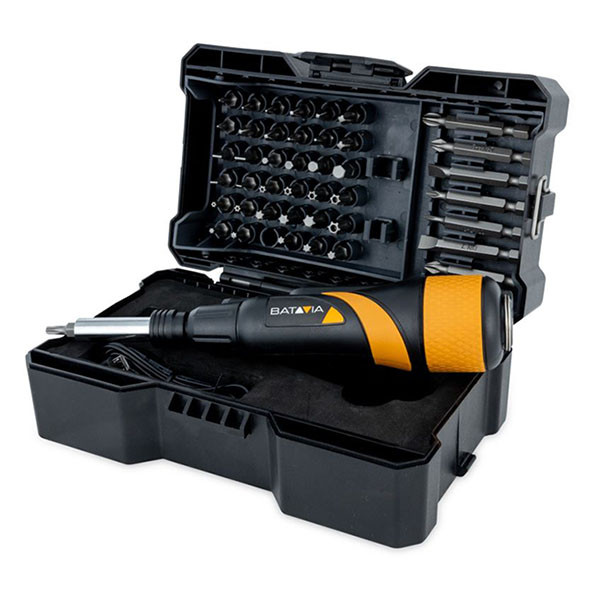 Batavia Accu schroevendraaier | Batavia | Maxxgrip | 44-delig (3.6V, Incl. Opbergkoffer, Oplaadbaar) 7064741 K170114336 - 2