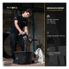 Batavia Accu verfmixer | Batavia | 120 mm (18V, Brushless, Excl. accu en lader) 7063459 K170114372 - 6
