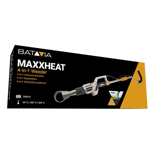 Batavia Elektrische onkruidbrander | Batavia | Maxxheat (600 °C, Drie standen, 5 Opzetstukken) 7063678 K170114345 - 7