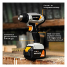 Batavia Heteluchtpistool | Batavia | 18V (350°C, 550°C, Excl. accu en lader) 7064918 K170114371 - 9