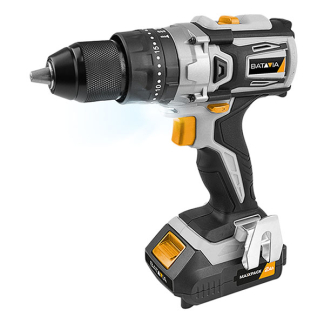 Batavia Klopboormachine | Batavia (18V, Brushless, Koffer, Incl. accu en lader) 7062722 K170114351 - 3