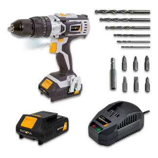 Batavia Klopboormachine | Batavia (18V, Koffer, Incl. 2x accu en 1x lader) 7063810 K170114350
