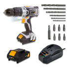 Batavia Klopboormachine | Batavia (18V, Koffer, Incl. 2x accu en 1x lader) 7063810 K170114350 - 1