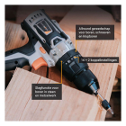 Batavia Klopboormachine | Batavia (18V, Koffer, Incl. 2x accu en 1x lader) 7063810 K170114350 - 5