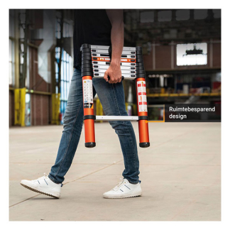 Batavia Ladder | Batavia | Giraffe AIR | 2.63 meter (9 treden, Inschuifbaar) 7063650 K170114375 - 6