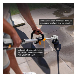Batavia Reinigingsborstel | Batavia | Twinbrush (18V, Excl. accu en lader) 7064924 K170114320 - 3