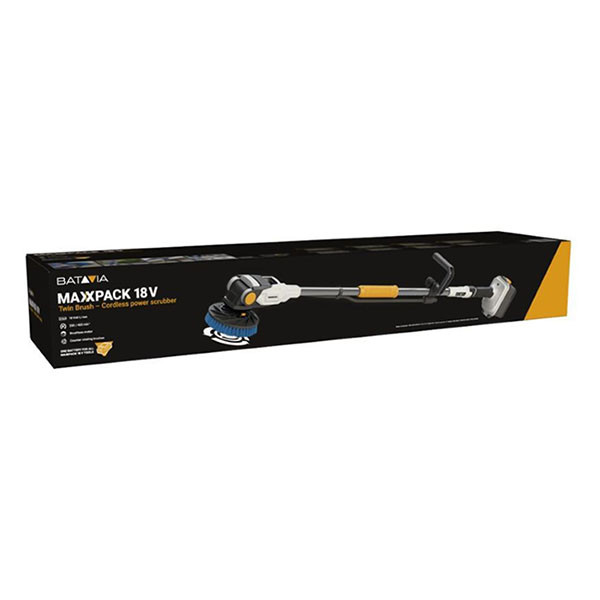 Batavia Reinigingsborstel | Batavia | Twinbrush Premium (18V, Verstelbare knop, Excl. accu en lader) 7064170 K170114321 - 2