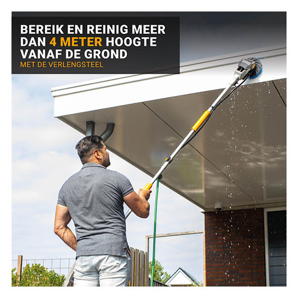 Batavia Reinigingsborstel | Batavia | Twinbrush Premium (18V, Verstelbare knop, Incl. accu en lader) 7064304 K170114322 - 9
