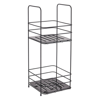 Bathroom Solutions Doucherek | Bathroom Solutions (16 x 16 x 40 cm, Vierkant, 2-laags, Zwart) C80621410 K010830149