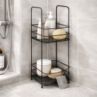 Bathroom Solutions Doucherek | Bathroom Solutions (16 x 16 x 40 cm, Vierkant, 2-laags, Zwart) C80621410 K010830149 - 2