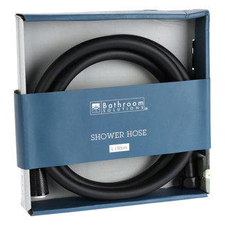 Bathroom Solutions Doucheslang | Bathroom Solutions (150 cm, PVC, Zwart) CF6000170 K010830160 - 3