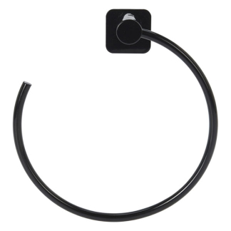 Bathroom Solutions Handdoekrek | Bathroom Solutions (27 x 6 x 21 cm, Rond, Zwart) 404002740 K010830162 - 2