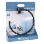 Bathroom Solutions Handdoekrek | Bathroom Solutions (27 x 6 x 21 cm, Rond, Zwart) 404002740 K010830162 - 3