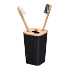 Bathroom Solutions Tandenborstelhouder | Bathroom Solutions (7 x 7 x 12 cm, Kunststof, Zwart) 170456650 K010830173 - 2