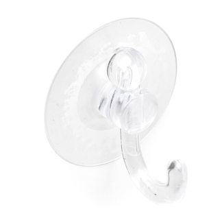 Bathroom Solutions Wandhaken | Bathroom Solutions (8 stuks, Zuignappen, Transparant) 159510130 K010830191 - 1
