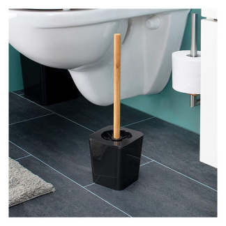 Bathroom Solutions Wc-borstel | Bathroom Solutions (Met houder, Kunststof, Zwart) 170456670 K010830176 - 3