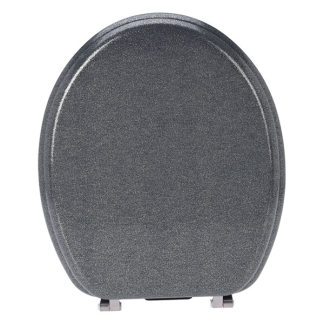 Bathroom Solutions Wc-bril | Bathroom Solutions (18 inch, MDF, Zilver) SR9000060 K010830181 - 3