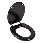 Wc-bril | Bathroom Solutions (18 inch, MDF, Zwart)