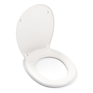 Bathroom Solutions Wc-bril | Bathroom Solutions (Softclose, 18 inch, Kunststof, Wit) SR9000080 K010830183 - 
