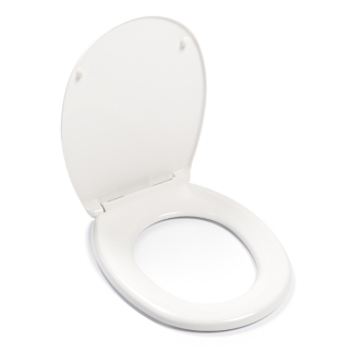 Bathroom Solutions Wc-bril | Bathroom Solutions (Softclose, 18 inch, Kunststof, Wit) SR9000080 K010830183 - 1