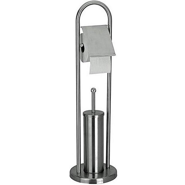 Bathroom Solutions Wc-butler | Bathroom Solutions (Toiletrolhouder, Toiletborstel met houder, Mat RVS) C80820070 K010830187 - 1