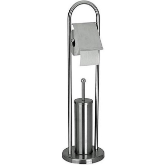 Bathroom Solutions Wc-butler | Bathroom Solutions (Toiletrolhouder, Toiletborstel met houder, Mat RVS) C80820070 K010830187 - 1