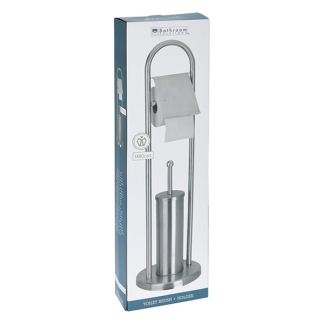 Bathroom Solutions Wc-butler | Bathroom Solutions (Toiletrolhouder, Toiletborstel met houder, Mat RVS) C80820070 K010830187 - 4
