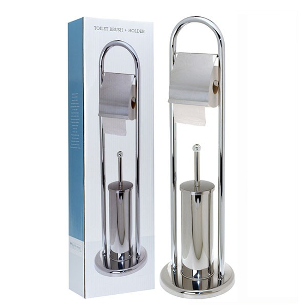Bathroom Solutions Wc-butler | Bathroom Solutions (Toiletrolhouder, Toiletborstel met houder, RVS) C80410050 K010830186 - 3