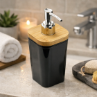 Bathroom Solutions Zeeppompje | Bathroom Solutions (7.5 x 7.5 x 18 cm, Kunststof, Bamboe) 170456640 K010830195 - 2