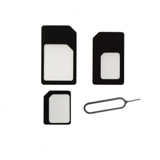 BeHello Simkaart adapters | BeHello (Nano SIM →  Micro SIM, Nano SIM → SIM, Micro SIM → SIM) BEHGAD00018 K011007101 - 1