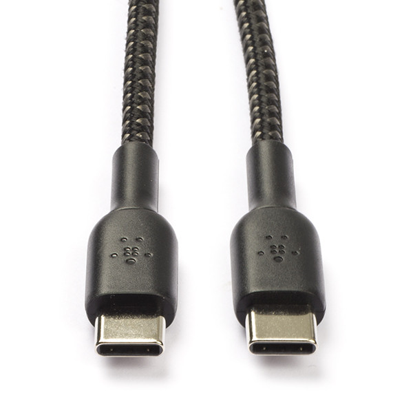 Belkin Motorola oplaadkabel | USB C ↔ USB C | 1 meter (USB 2.0, 480 Mbps, , Nylon, Zwart) CAB004bt1MBK D010214166 - 1