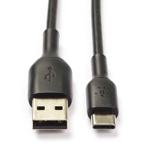 Belkin OnePlus oplaadkabel | USB A ↔ USB C | 1 meter (USB 2.0, 480 Mbps, Zwart) CAB001bt1MBK F010214155 - 1
