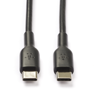 Belkin OnePlus oplaadkabel | USB C ↔ USB C 2.0 | 1 meter (Power Delivery, Zwart) CAB003bt1MBK F010214163 - 