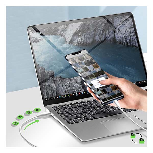 Belkin Sony oplaadkabel | USB A ↔ USB C | 1 meter (USB 2.0, 12W, 480 Mbps, Wit) CAB001bt1MWH H010214153 - 5